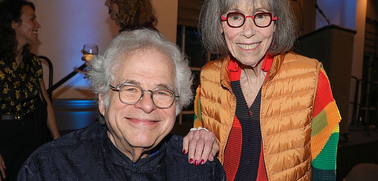 Israeli-American violin virtuoso Itzhak Perlman and his wife, Toby, founder of the Perlman music program.