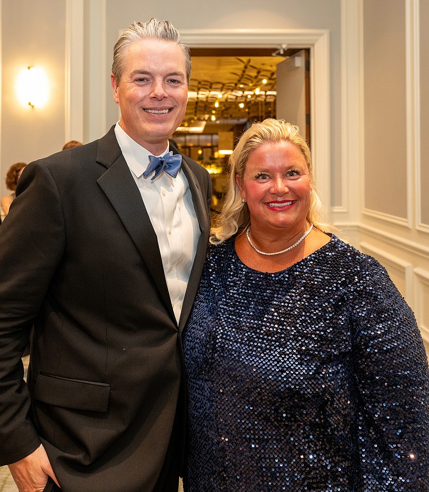 Phillip and Tami Lanham are ready for the SMHF gala held Jan. 10 at The Ritz-Carlton, Sarasota.