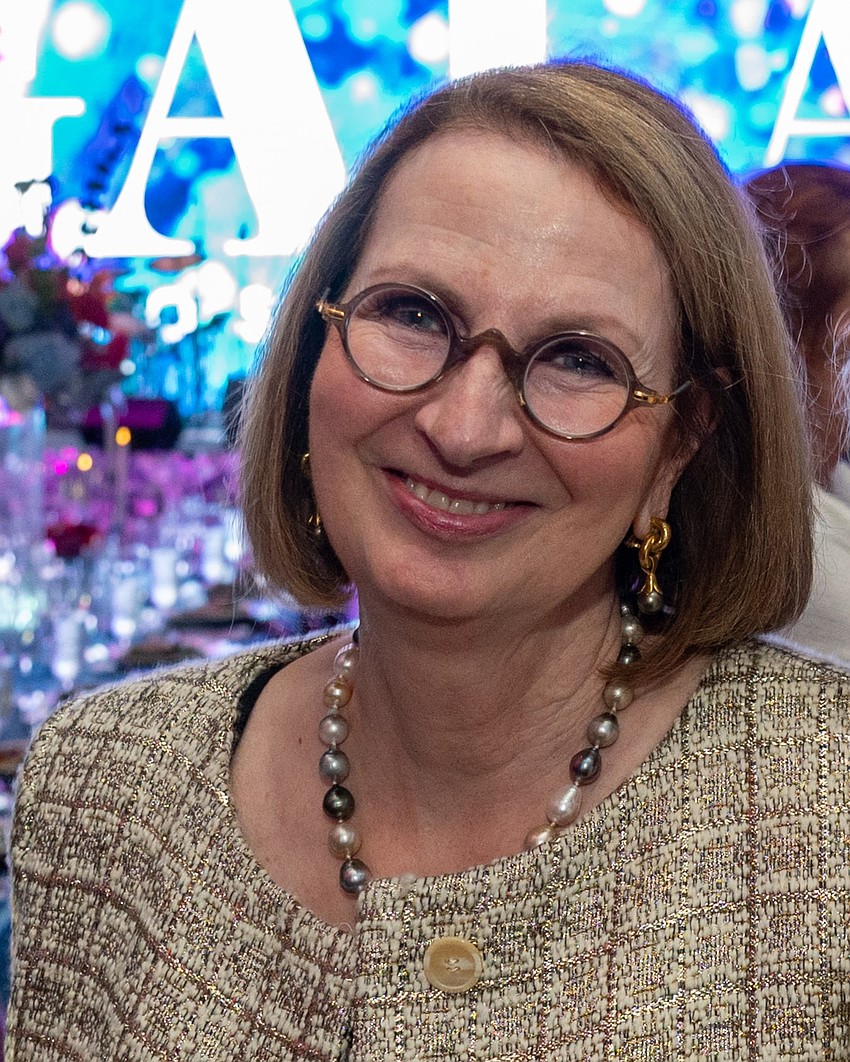 Anne Essner is always stylish and smiling.