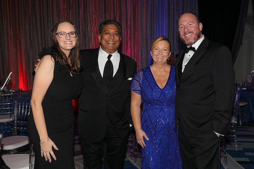 Elizabeth Ackroyd and Jake Ray with Shawn and J.R. Edmiston.
