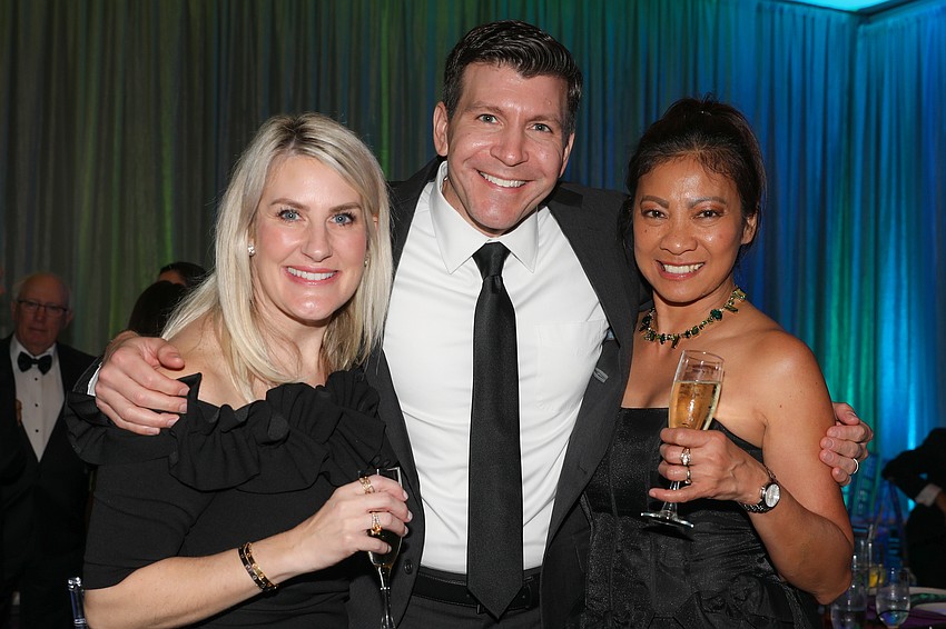 Stacey and Jon Pawlak with Mayette Davis