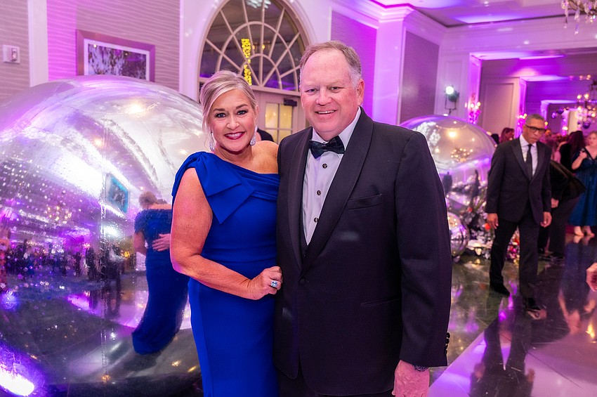 Hired as the SMH CFO in 2006 and taking the helm as CEO in 2010, David Verinder and his wife, Monica, enjoy a night of fundraising at the annual gala.