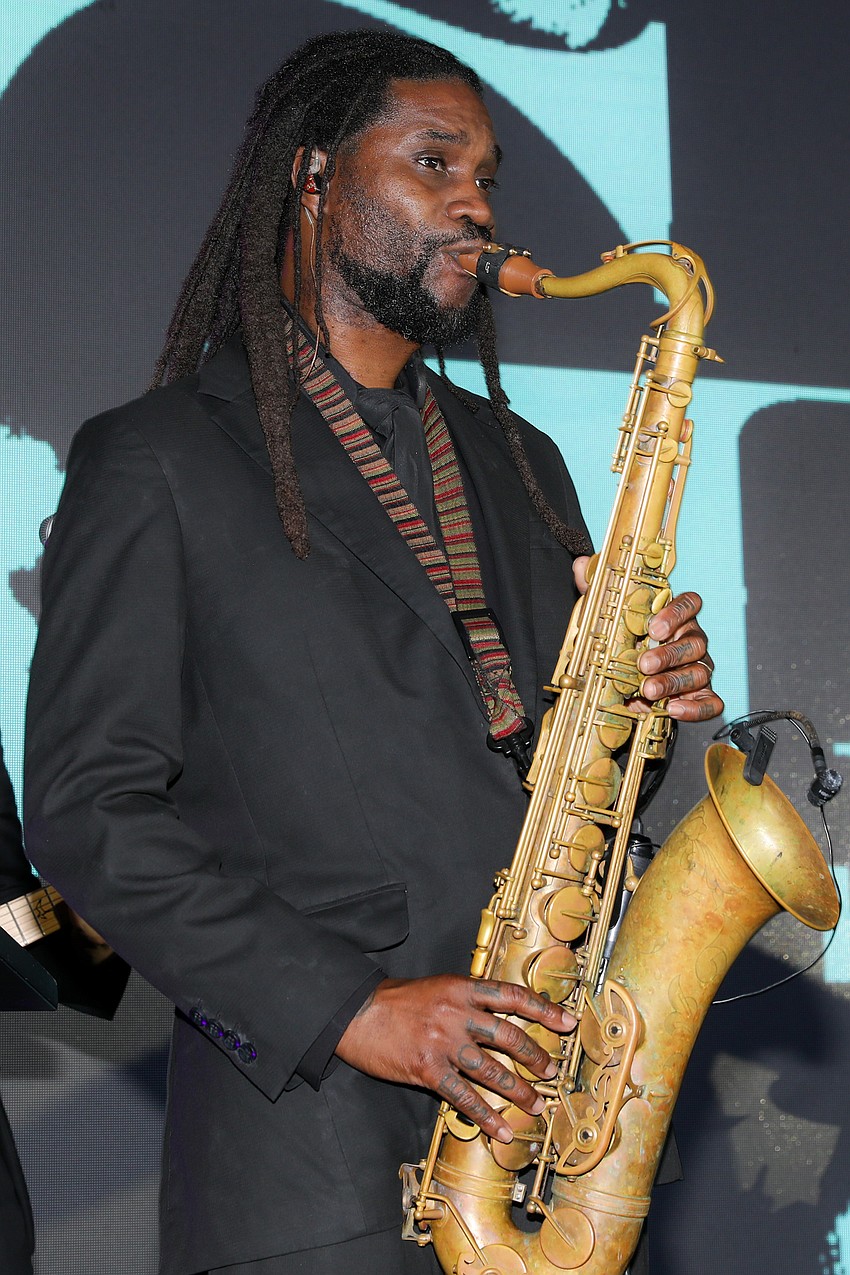 Jawren Walton plays sax with The Royals who are based in Jacksonville.