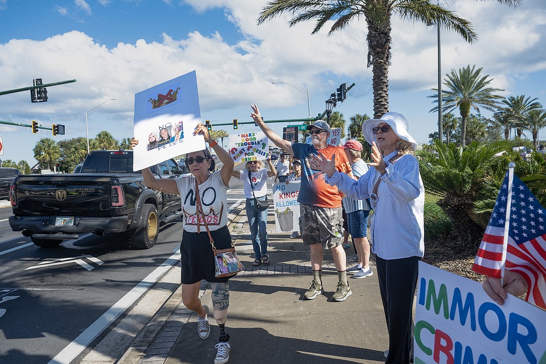 Ormond, Daytona Beach hold anti-ICE protests during Nationwide Weekend of Action