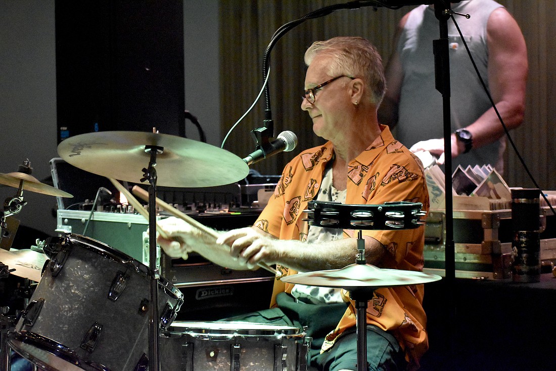 Steven Mark plays the drums.