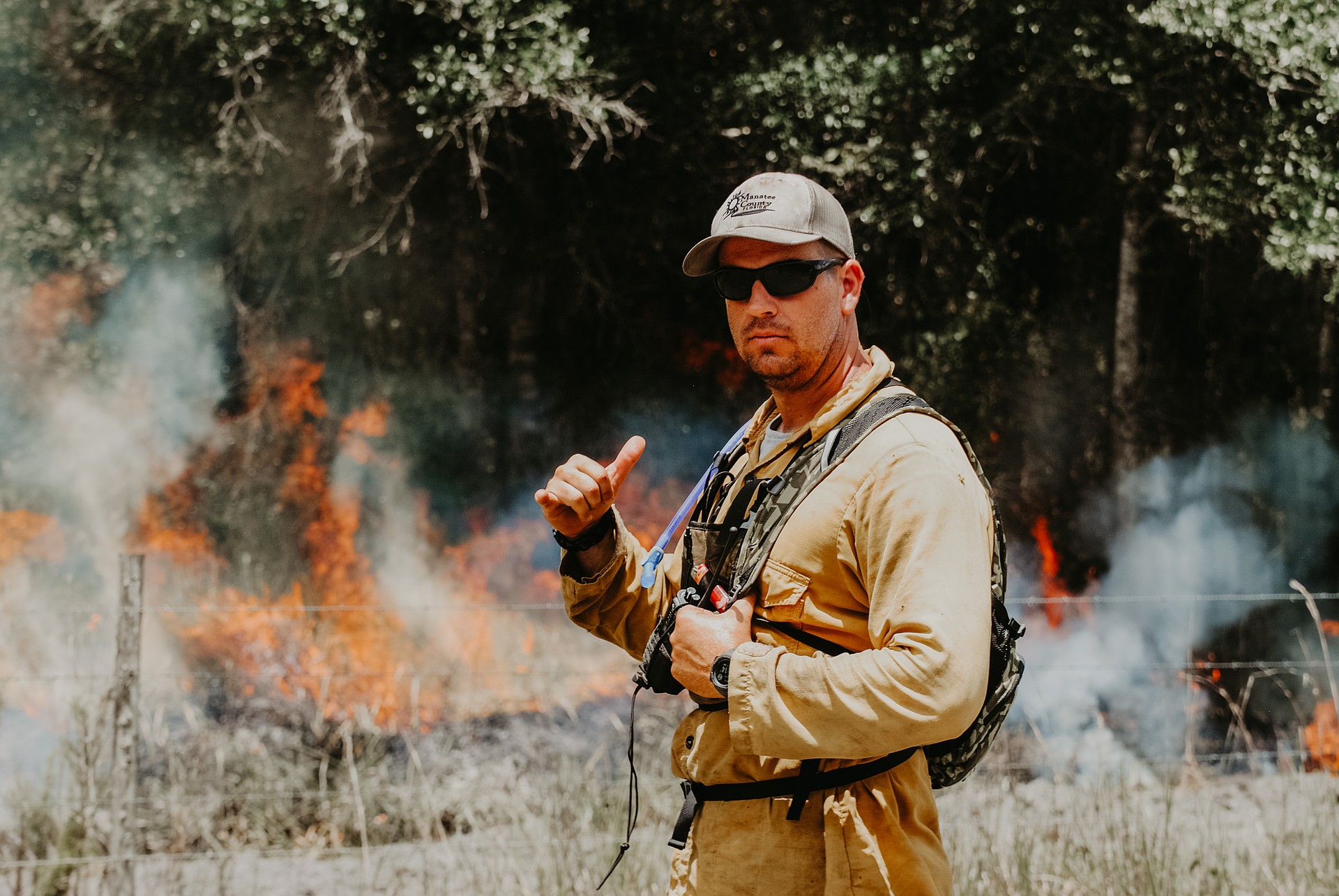 Clayton McCurry is a senior ranger at Duette Preserve.