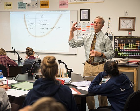 Mike Newhams began teaching science at the Out-of-Door Academy in 1997 and was known for helping anyone and everyone with anything they might need. This included staying extra hours to provide academic support and attending clubs and events.