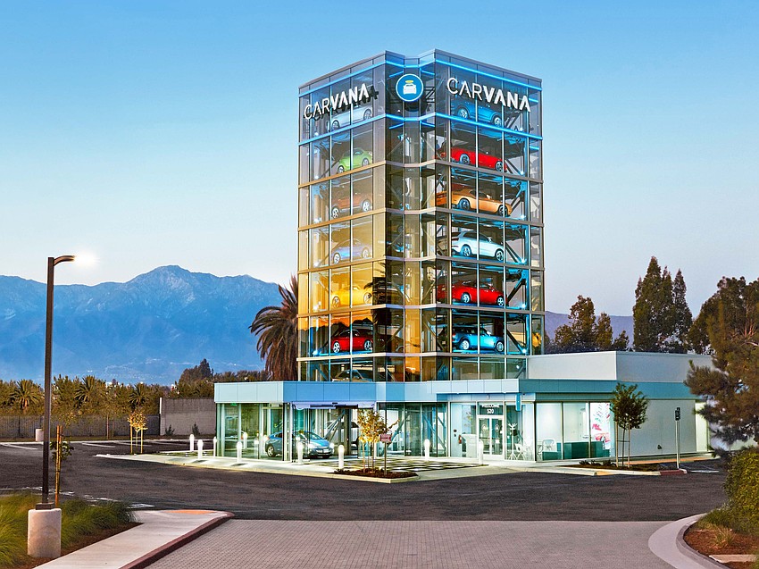 Online used-car retailer Carvana features 