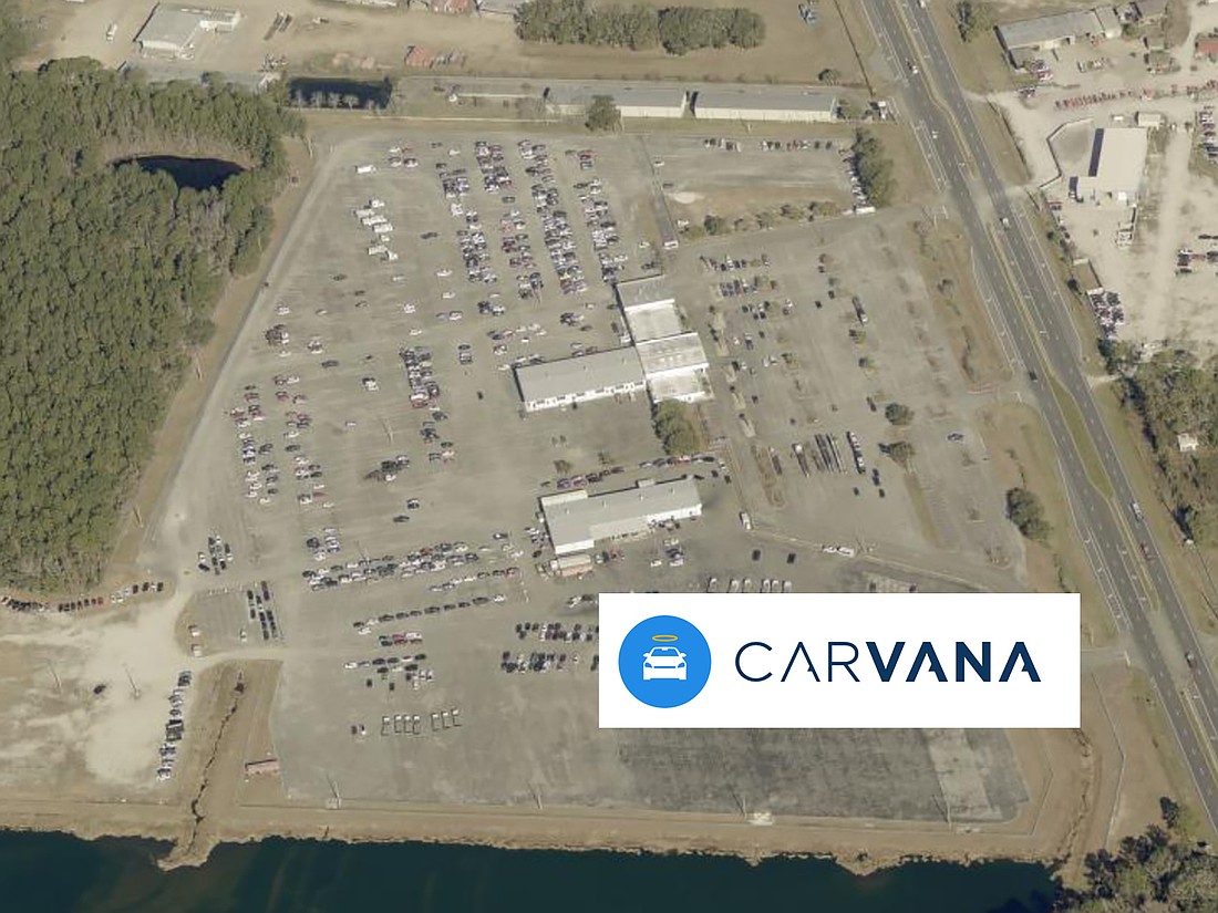 Online used-car retailer Carvana appears to be developing one of its auction and reconditioning “megasites” on about 90.8 acres at 11700 New Kings Road.