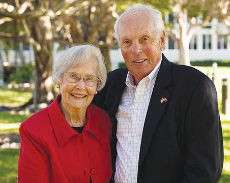 David and Ruth Beliles were married on Valentine's Day in February 1953.