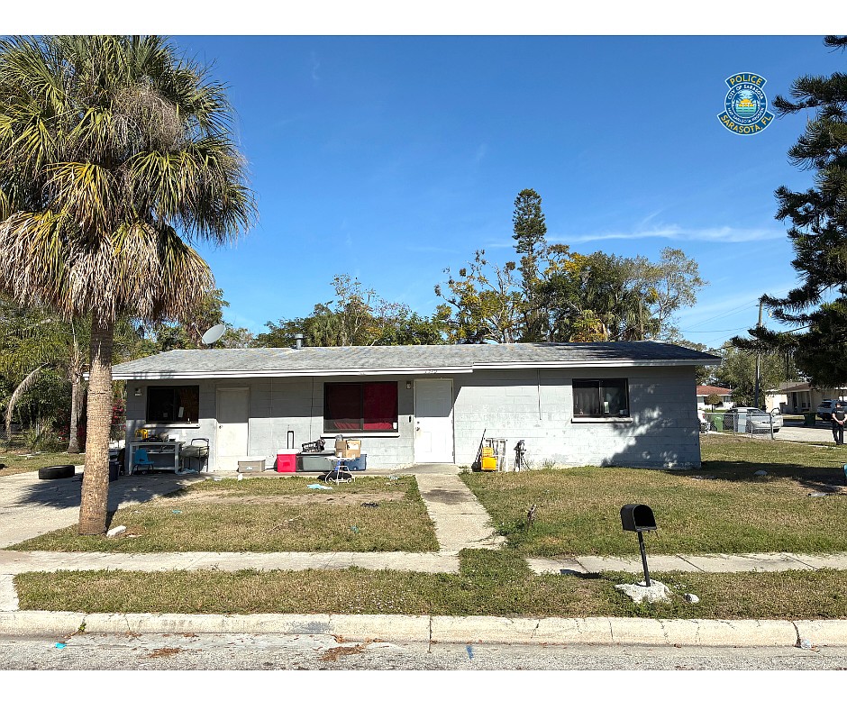 Sarasota police executed a warrant at this home at 1579 28th St., resulting in multiple arrests.