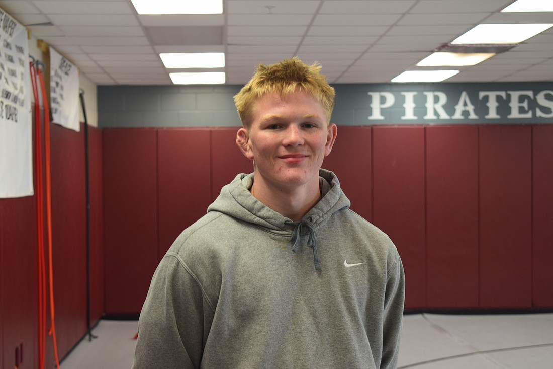 Evan Rowe has distinguished himself in the 165-pound weight class this season and carries aspirations of a top-three finish in March's FHSAA individual championships.