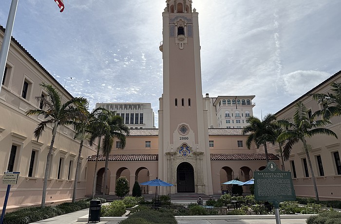 Sarasota County Courthouse was voted 10th most beautiful public building in America.