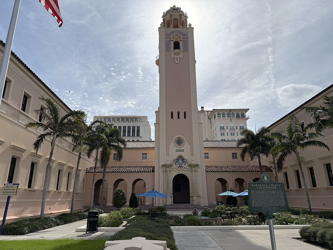 Sarasota County Courthouse was voted 10th most beautiful public building in America.