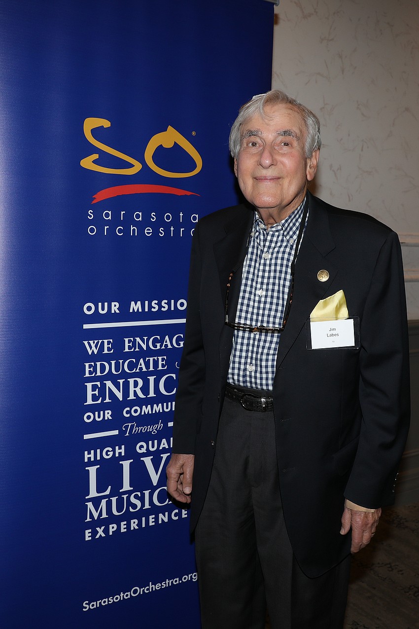 From Michigan, snowbird Jim Labes has been supporting the Sarasota Orchestra for more than 25 years.