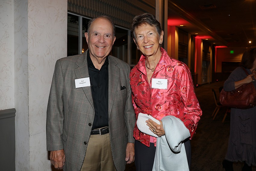Longtime orchestra supporters Karl Maggard and Meg Maguire.