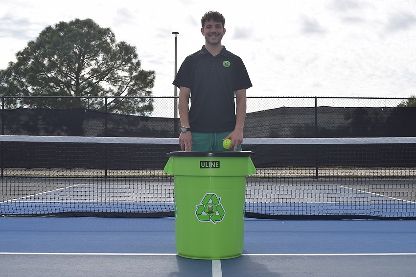 Dillon Rosenthal's first action as the founder of BounceBack Pickle was to order a $17 sticker of his logo, which he placed on the first bin he made. He now has over 60 bins placed throughout Florida, California and New York.