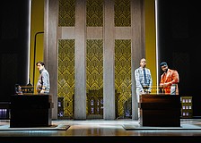 Hoonmin Luke Choi, Anthony Cason and Kamal Bolden star in Asolo Rep's production of Eboni Booth's play, "Primary Trust."