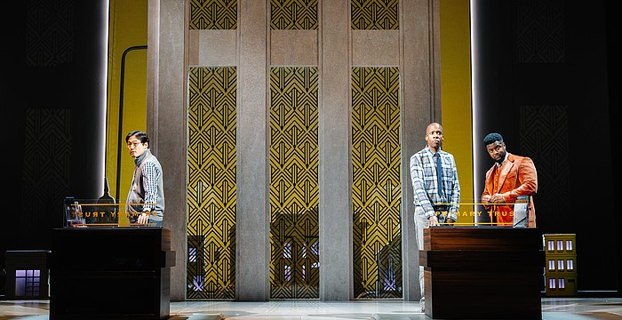 Hoonmin Luke Choi, Anthony Cason and Kamal Bolden star in Asolo Rep's production of Eboni Booth's play, "Primary Trust."