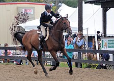 Longboat Key resident Sarah Frederick, pictured above in one of her favorite competitions, said she knew from the age of five that she loved working with horses. Little did she know then that she would go on to craft a 55-year career in racing, breeding and caring for them.