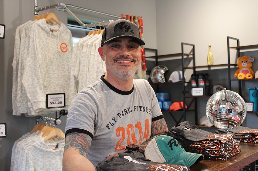 Tony Pinho is the owner of Fly Dance Fitness in Lakewood Ranch. He said the company caters to women, but is honored to have a place to welcome and encourage anyone who comes in the door.