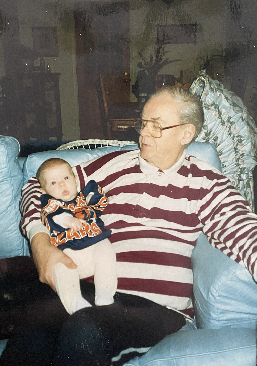 My grandpa Fran had big plans for his little Chicago Bears fan in 1989.
