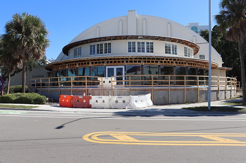 Bayfront Community Center under renovation.