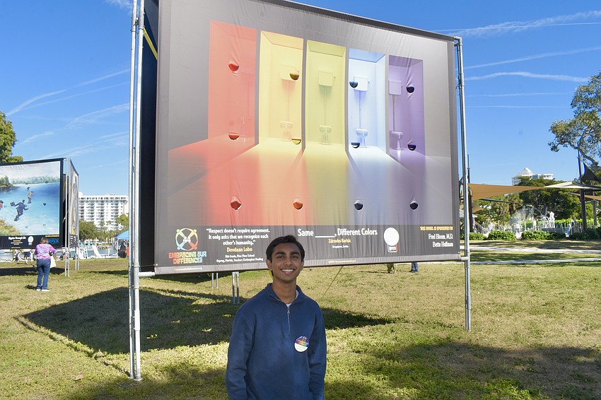 Devdaan Lobo, an eleventh grader at Pine View School, had his quote added to 