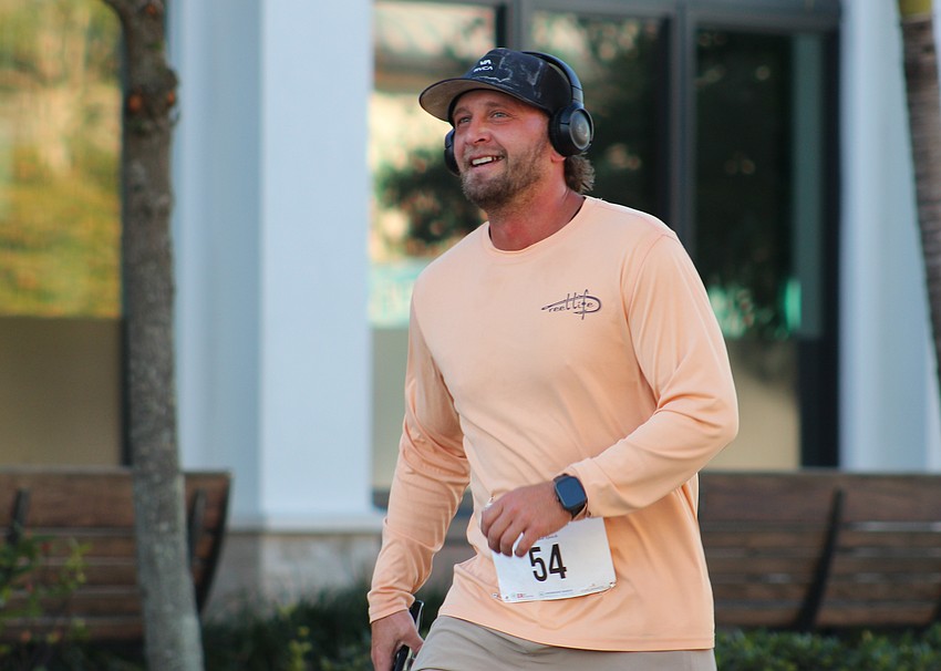 Sarasota's Tim Greenamoyer finished the 5k in second place overall with a time of 22 minutes and 45 seconds.