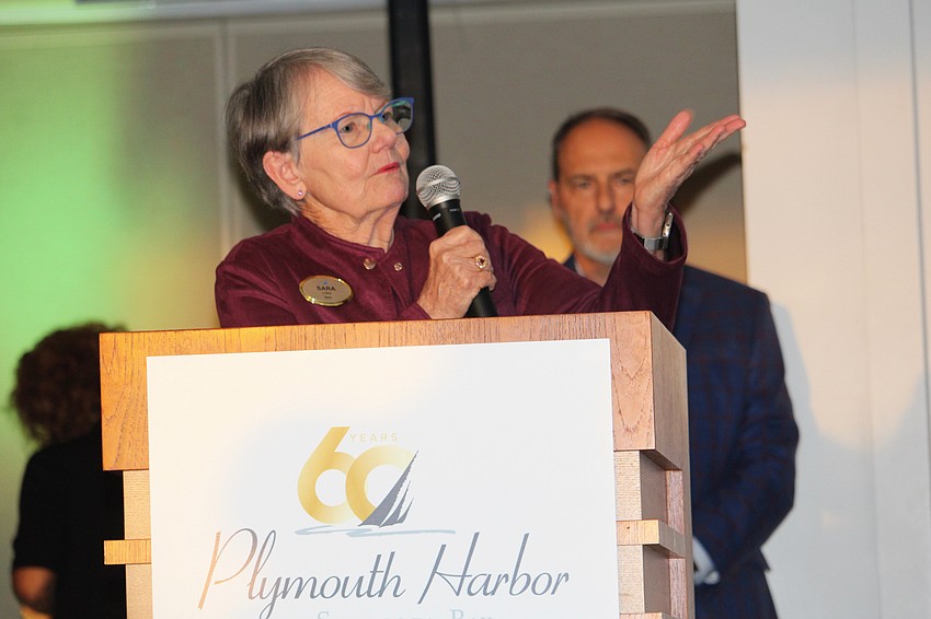Sara Little, president of the Plymouth Harbor Resident Association, said the group was formed by residents, for residents, and has supported successful aging since the very beginning.