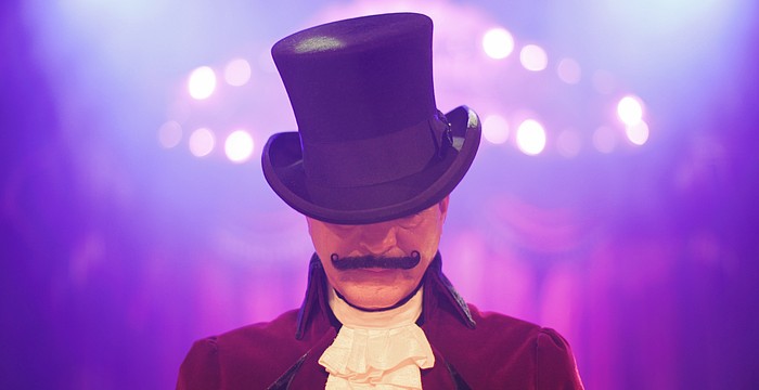 Mr. Swindle is the character who gives an adults-only circus its name.