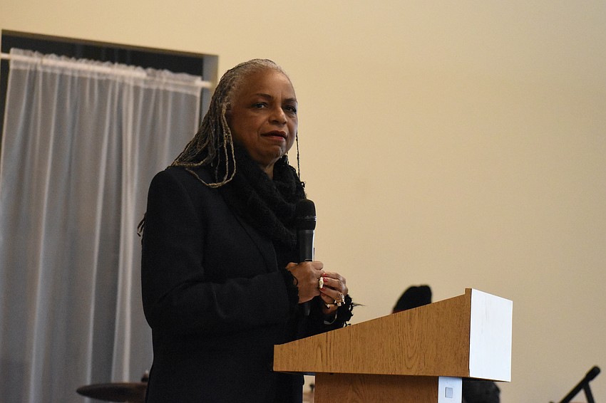 Meadow Lark Walker, who has worked with different community and faith agencies, was honored for her work in healthcare.