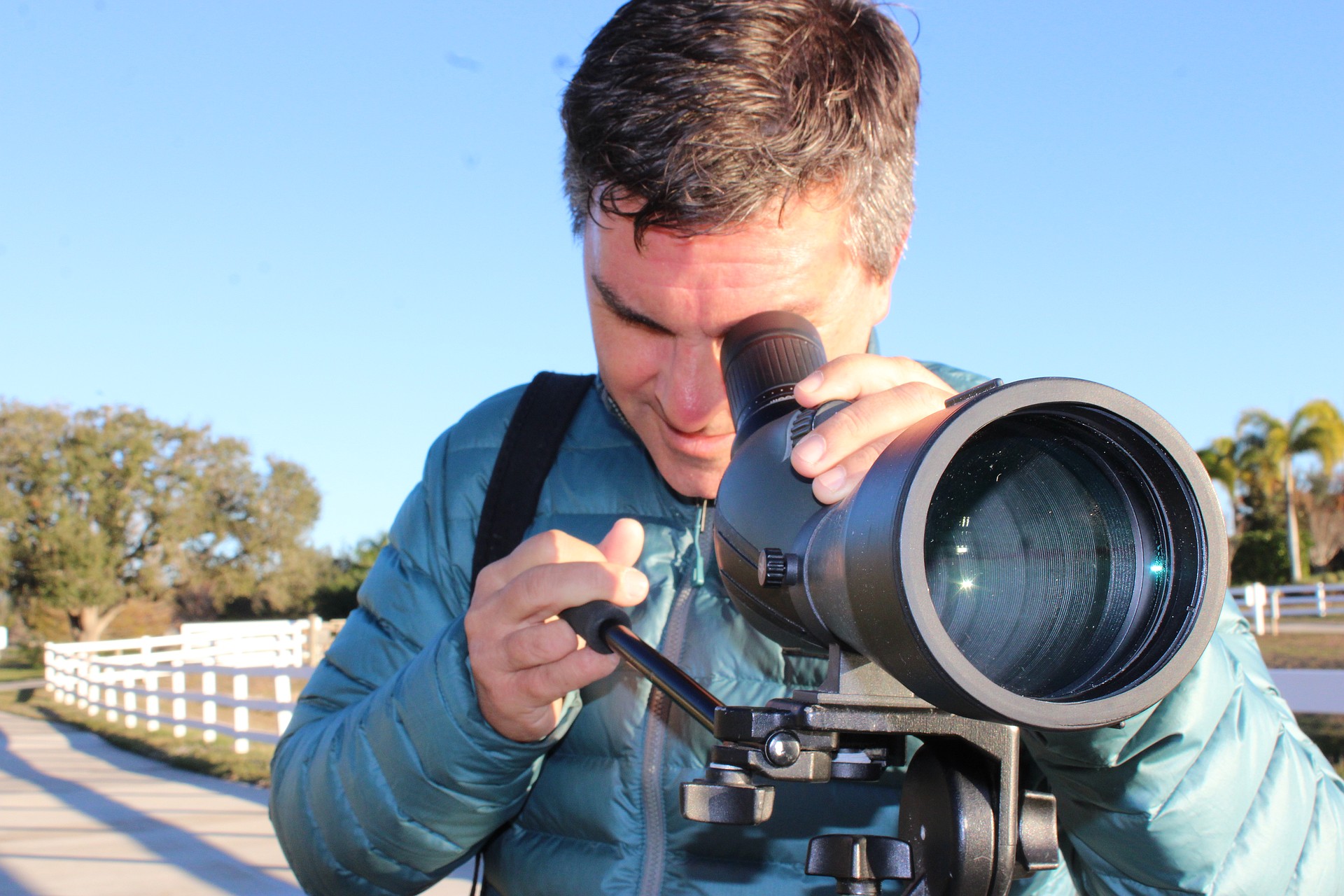 Aaron Virgin says he often spots 40 to 50 species of birds on a walk around Lake Patton in Lakewood Ranch.