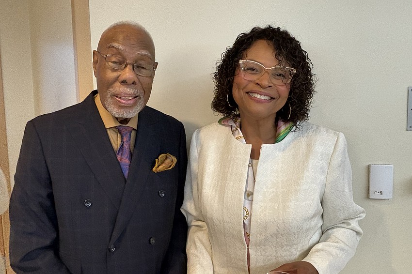 Jetson Grimes and Edna Sherrell