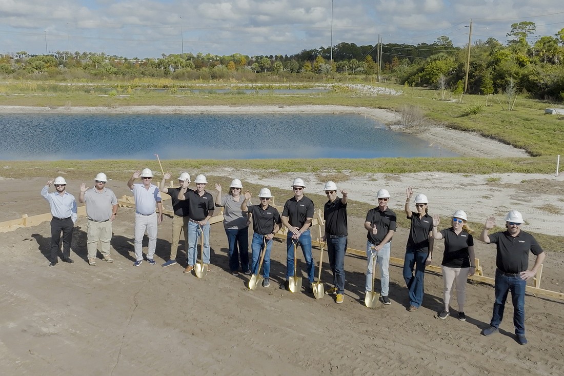 Construction recently began on a build-to-rent townhouse community in Venice.