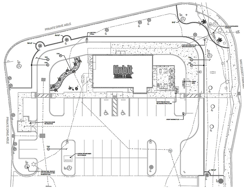 Habit Burger is planned on 0.75 acres at 15022 Max Leggett Parkway near River City Marketplace.
