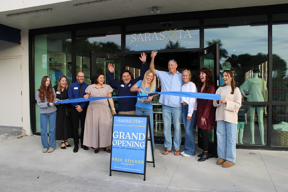 Malia Price, co-owner of The Sarasota Style, held a ribbon-cutting ceremony on Jan. 14 with the Sarasota Chamber of Commerce.
