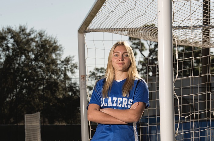 In her first year playing organized soccer at any level, Reagan Volkert has burst onto the scene with Sarasota Christian.