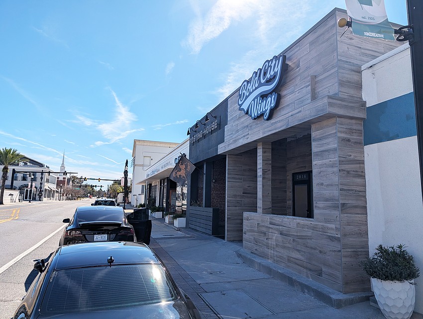 Bold City Wings in San Marco plans to open in March.