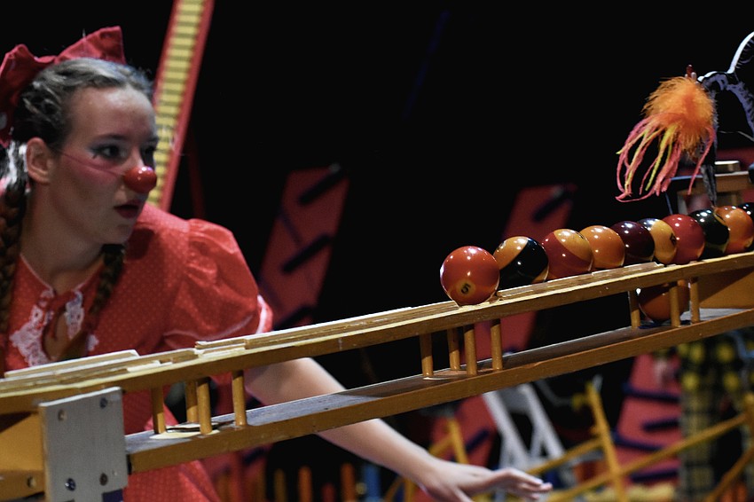 Sara Catalano demonstrates acceleration.