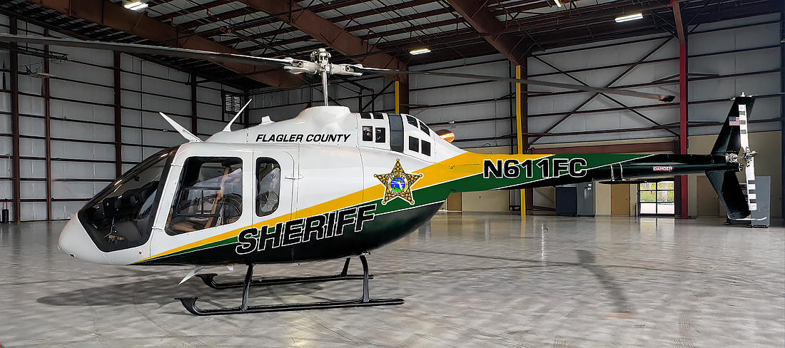 The FCSO has a new helicopter through a public-private partnership and a private donation. Courtesy of the FCSO