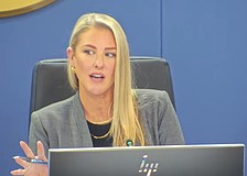 The resolution sponsored by School Board chair Bridget 
Ziegler passed 3-2.