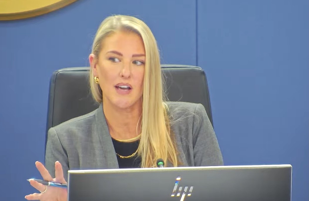 The resolution sponsored by School Board chair Bridget 
Ziegler passed 3-2.