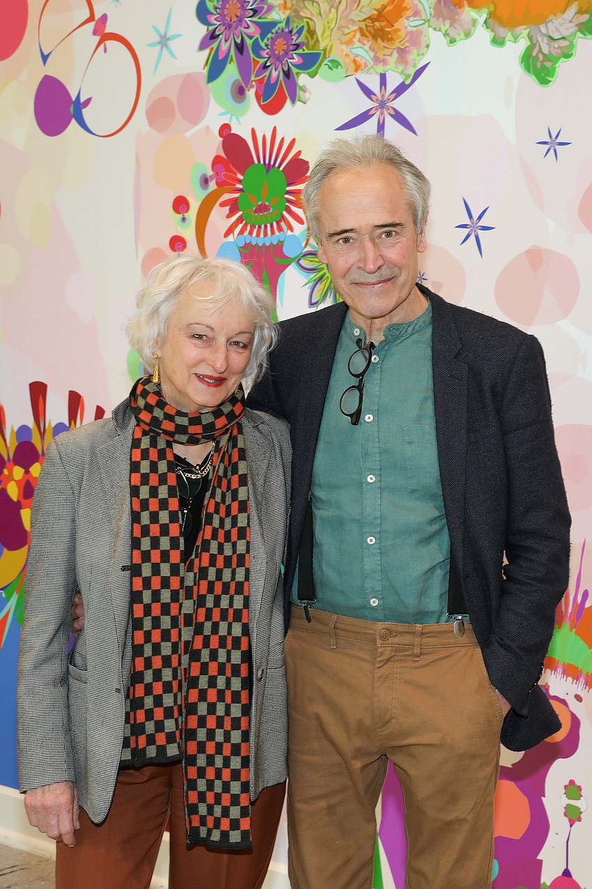 Sarasota Art Museum held its Fresh Perspective Lunch Series with international glass artists and designers Monica Guggisberg and Philip Baldwin.