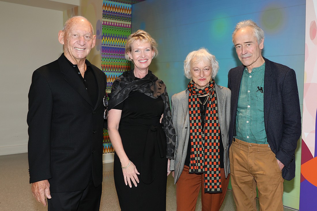Keith Monda and Veronica Brady with Monica Guggisberg and Philip Baldwin