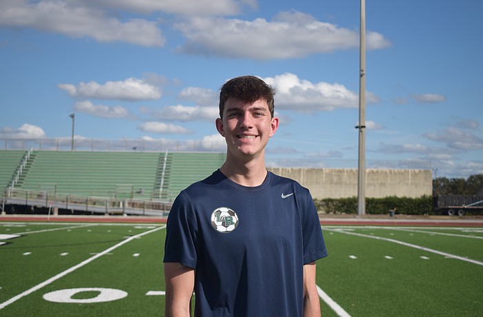 Gavin Moore has allowed just nine goals, as of Jan. 22, for Lakewood Ranch boys soccer in 2025-26 en route to the Mustangs' first undefeated regular season.