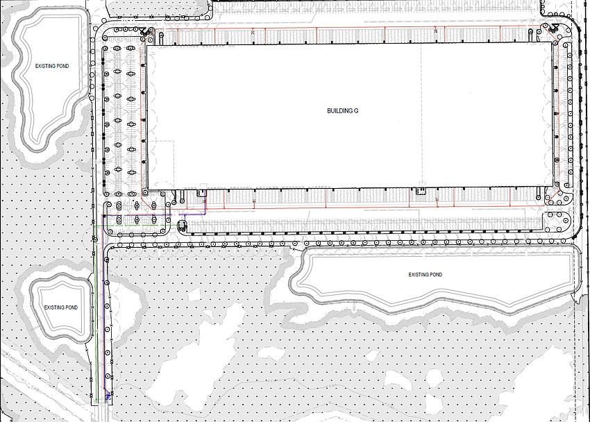 Building G at Airport Commerce Center in North Jacksonville is nearly 1.08 million square feet.