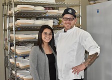 Yahaira and Adam Shimer operate Crust N' Crumb out of their Heritage Harbour home.