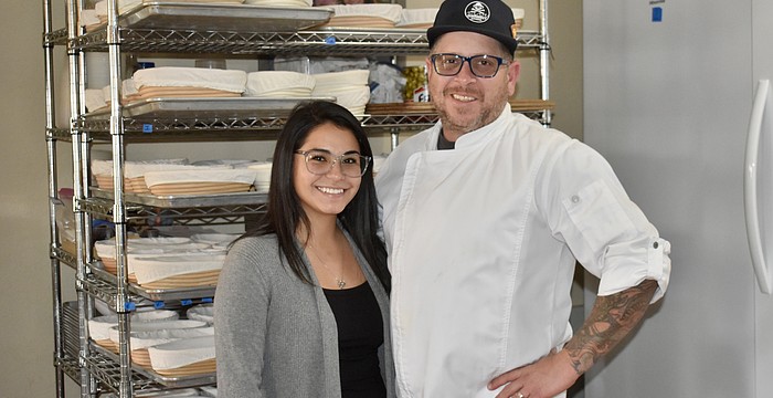 Yahaira and Adam Shimer operate Crust N' Crumb out of their Heritage Harbour home.