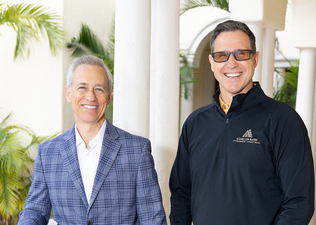 Rob Shaw and Chris Kneer believe the timing is just right for a new community bank in the Tampa region.